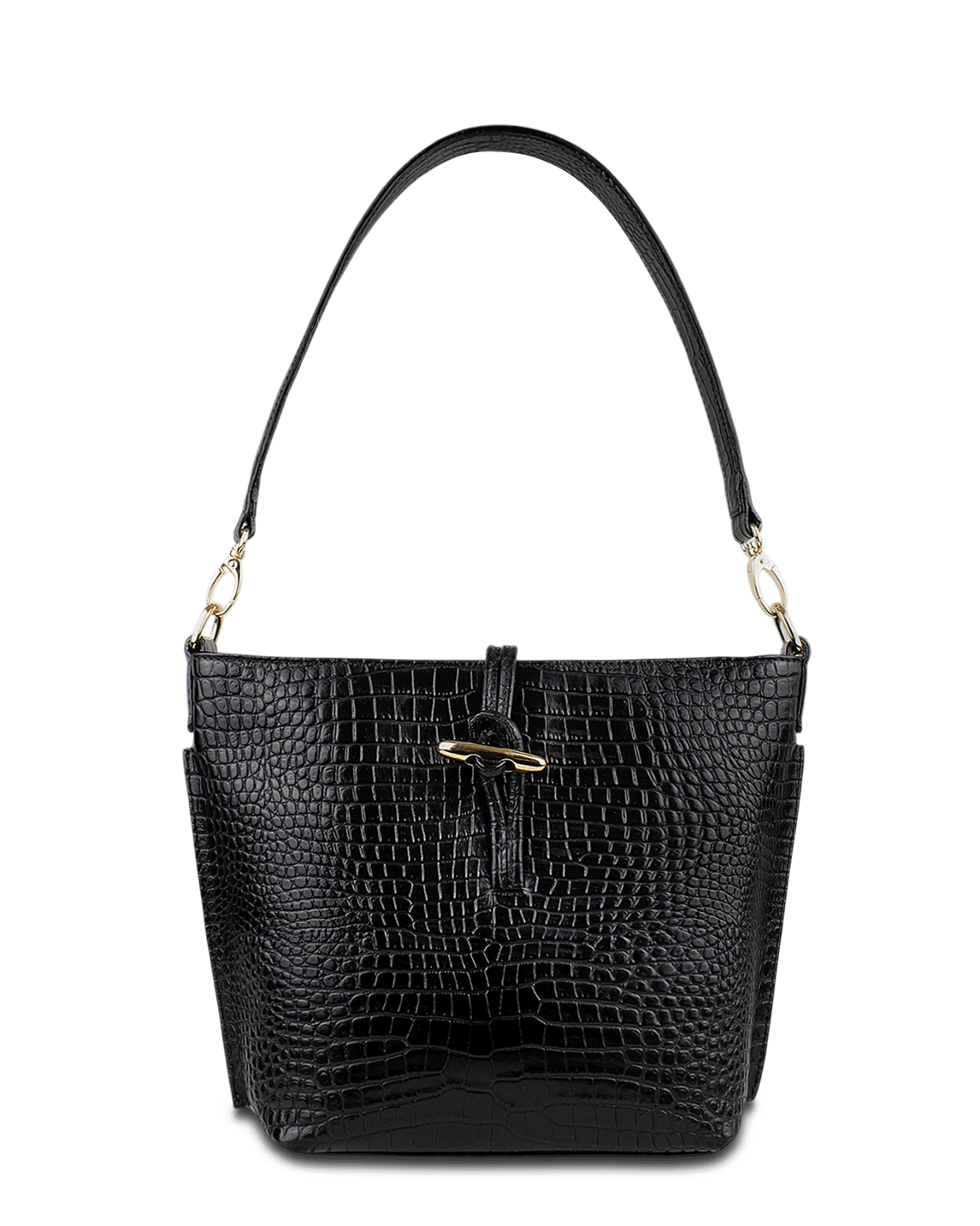 Cartera Shoulder Bag-3584 Negro Croco