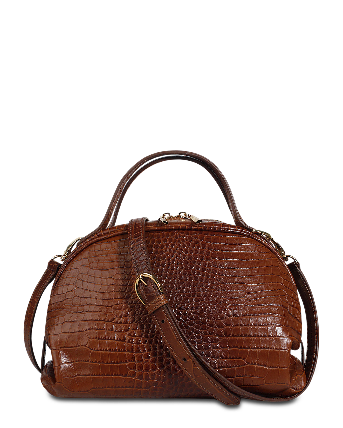 Cartera Satchel DS-3592 Natural Croco