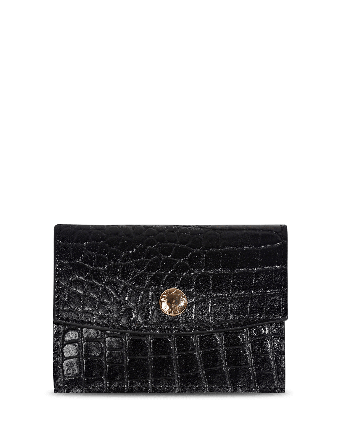 Monedero M-14 Negro Croco