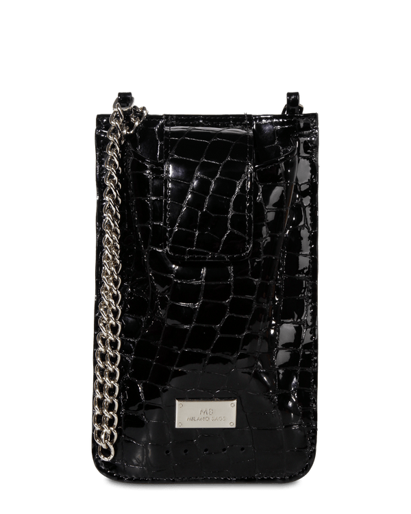 Portacelular BB-46 Negro Croco