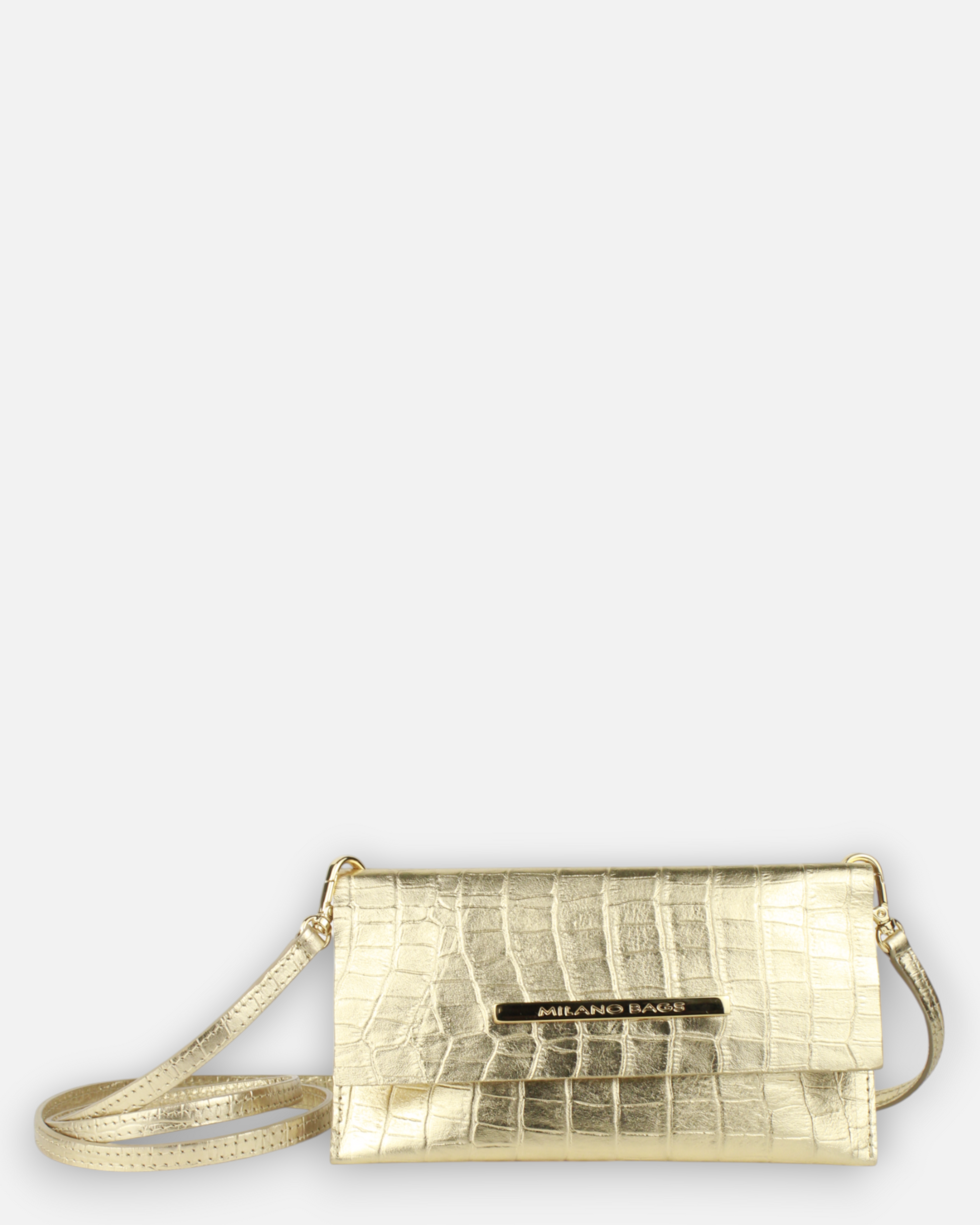 Mini Cartera BB-0049 Oro Croco