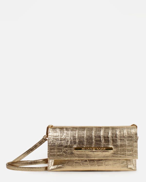 Mini Cartera BB-0049 Oro Croco