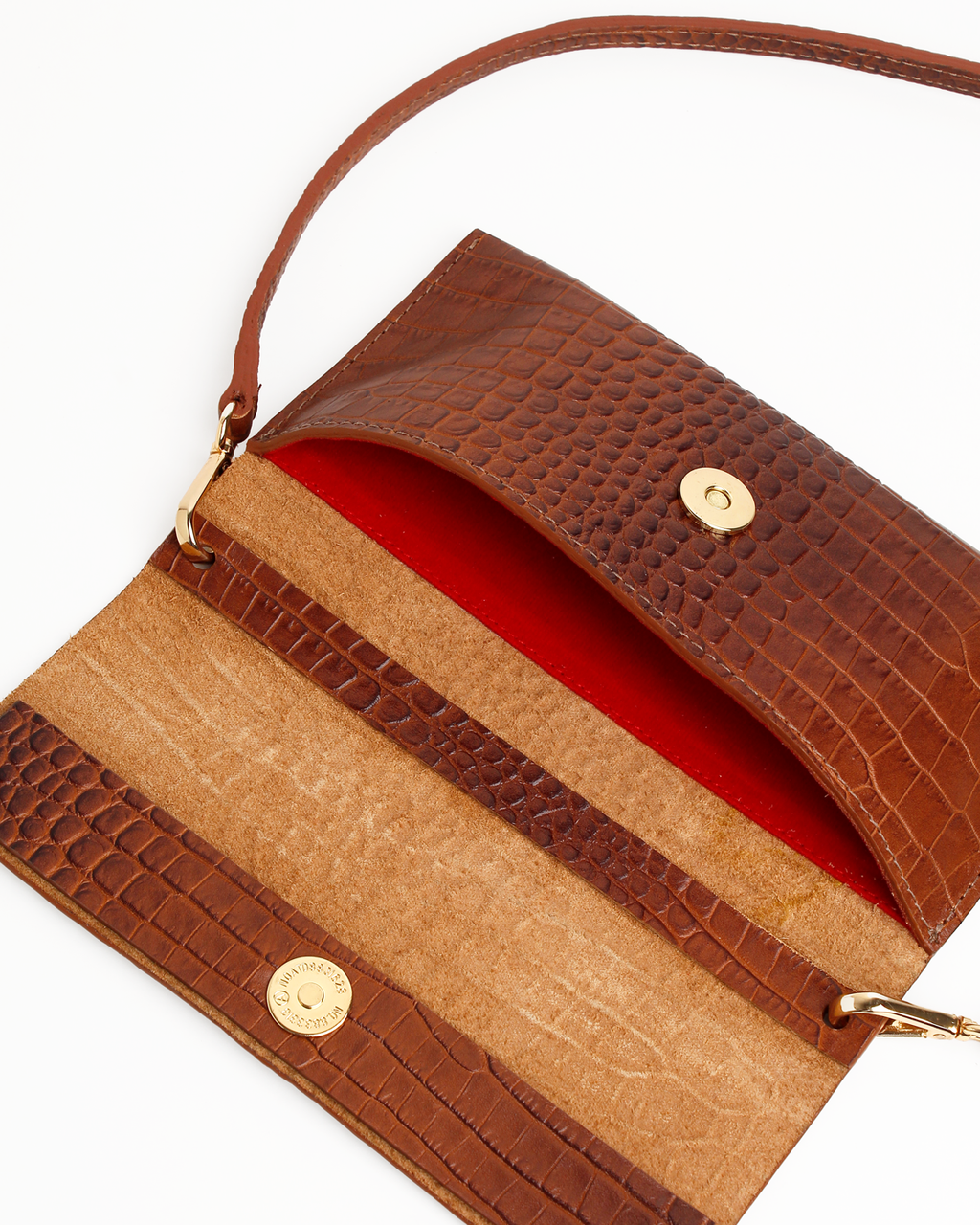 Mini Cartera BB-0049 Natural Croco