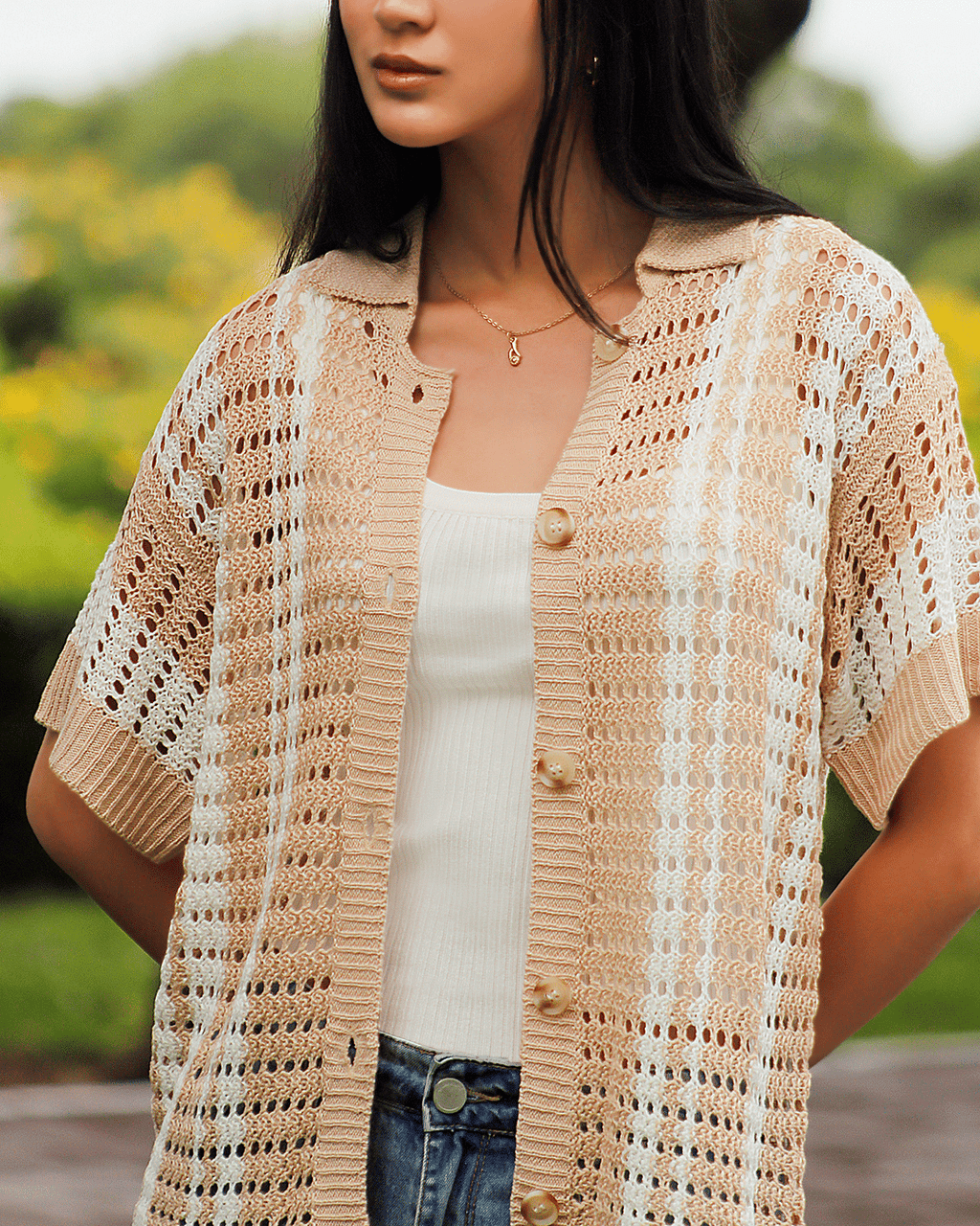 Blusa Recco-65 Beige
