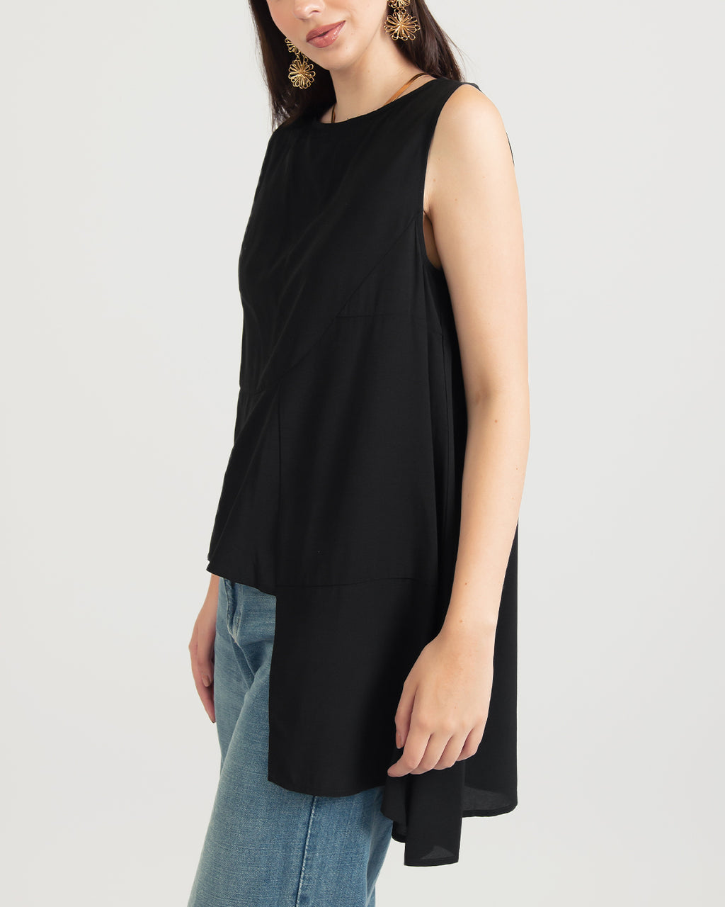 Rina BLUSA-117 Negro