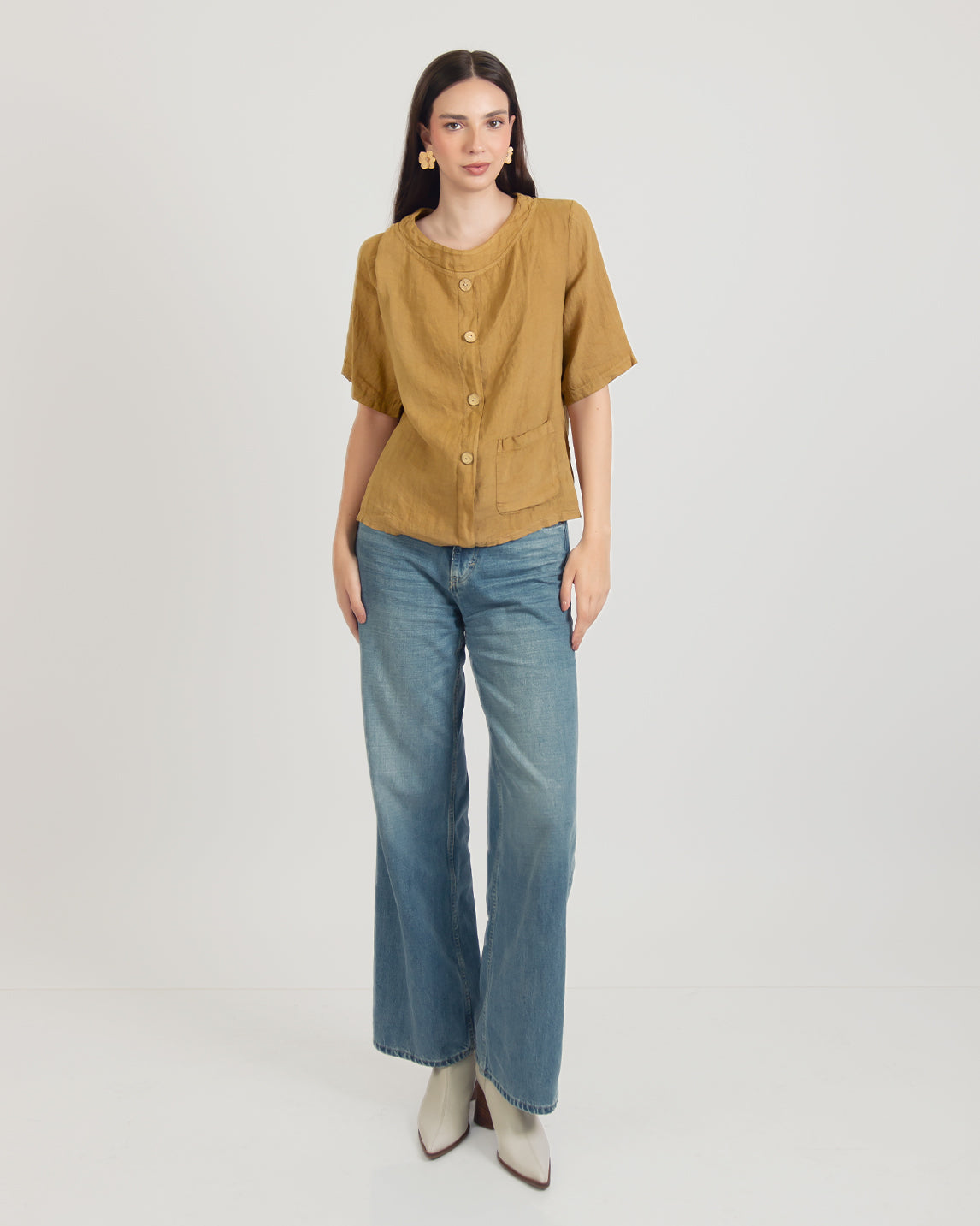 BOTONI BLUSA-130 NATURAL