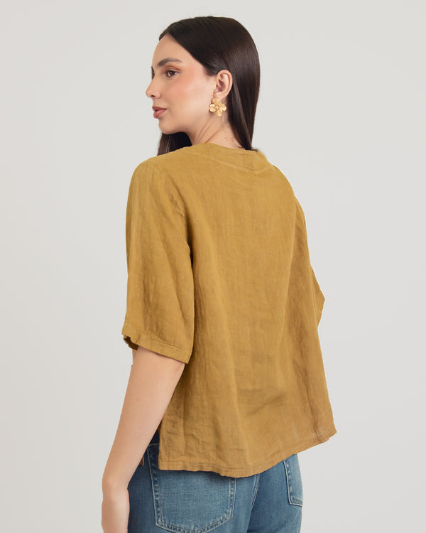 BOTONI BLUSA-130 NATURAL