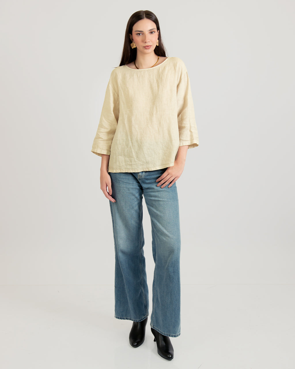 Laura BLUSA-127 BEIGE