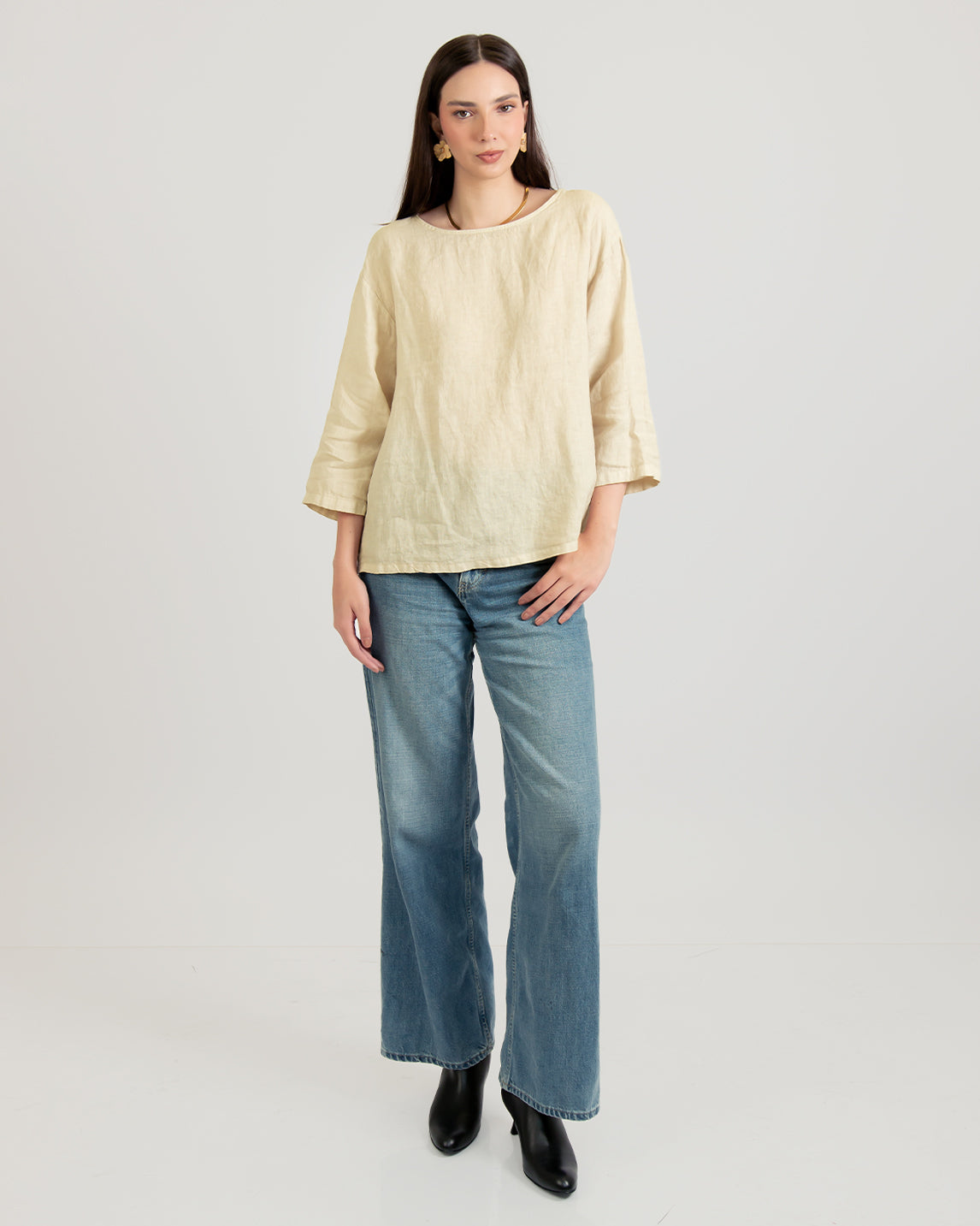 Laura BLUSA-127 BEIGE