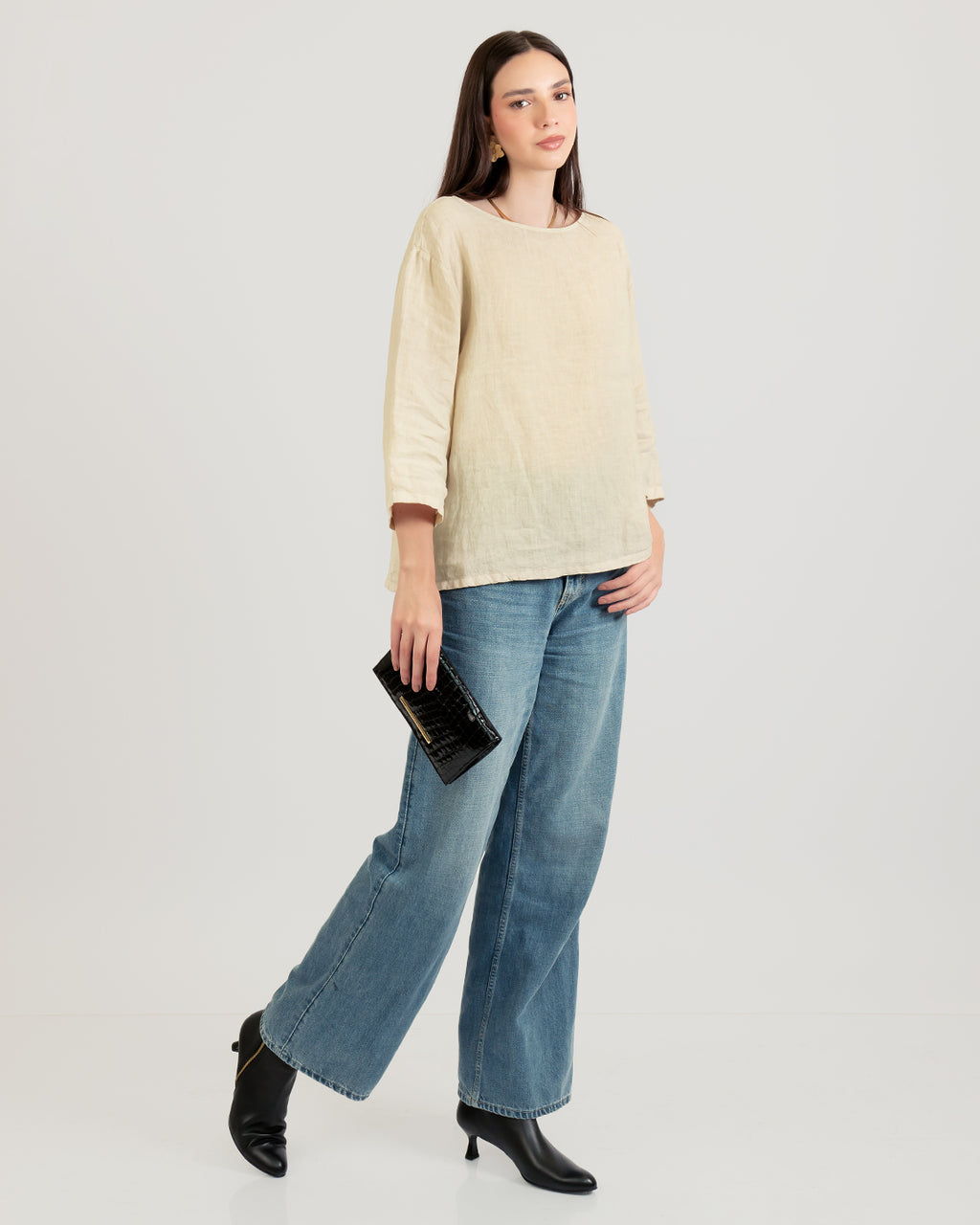 Laura BLUSA-127 BEIGE