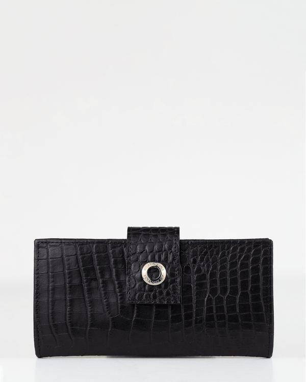 Billetera de Mujer BM-0376 Negro Croco