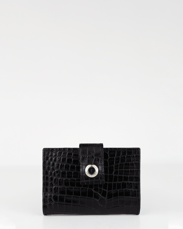 Billetera de Mujer BM-0377 Negro Croco