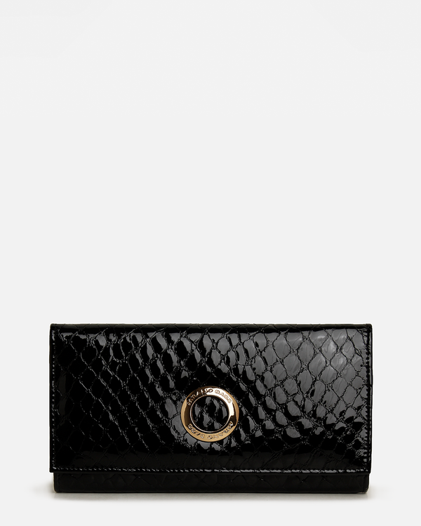 Billetera de Mujer BM-500 Negro Croco