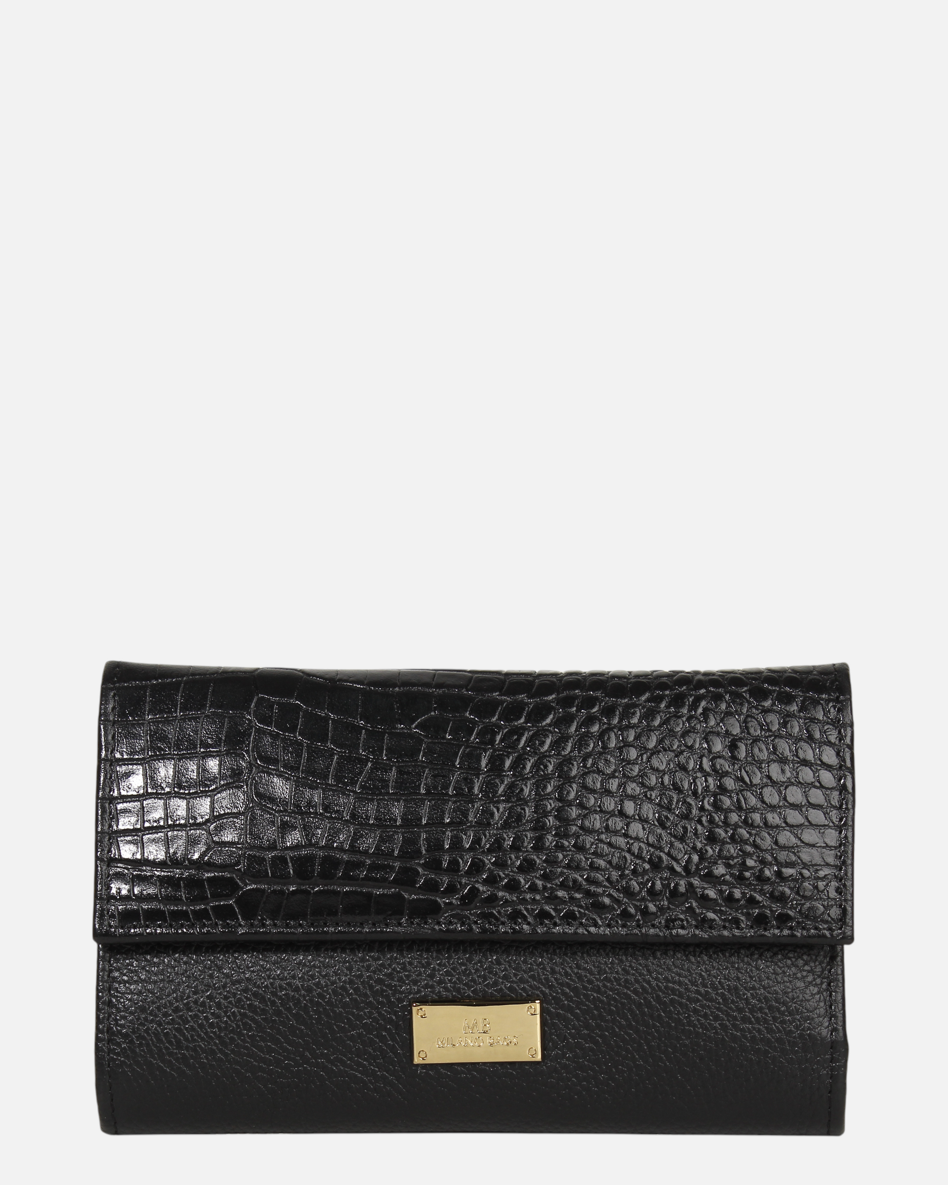 Billetera de Mujer BM-316 Negro Croco