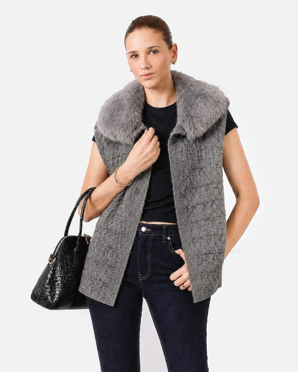Chaleco-89 Gris