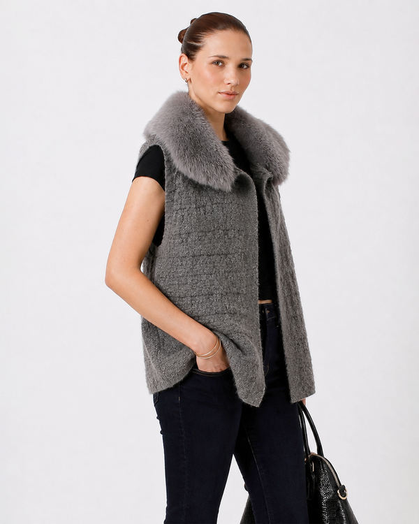 Chaleco-89 Gris