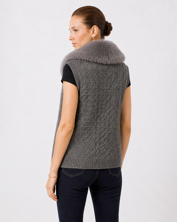 Chaleco-89 Gris