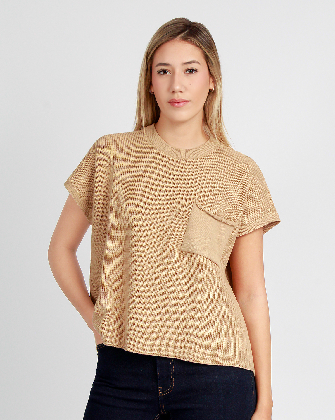 Chompa Perlina-48 Beige