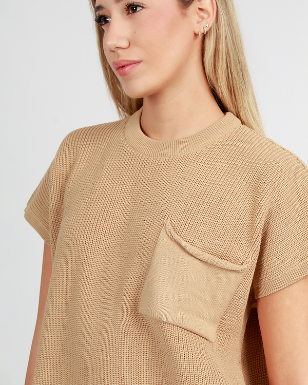 Chompa Perlina-48 Beige