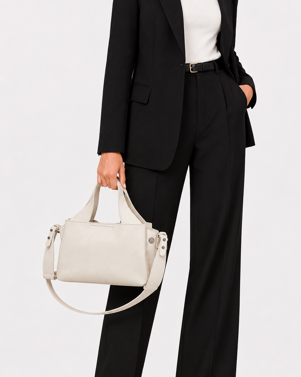 Cartera Satchel DS-3692 Blanco