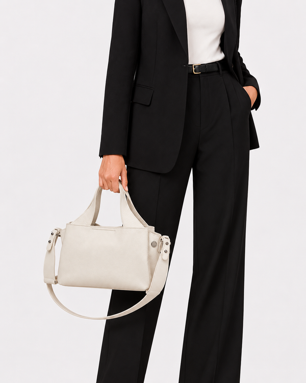 Cartera Satchel DS-3692 Blanco