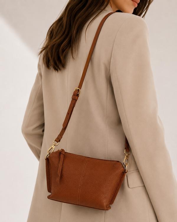 Cartera Crossbody DPC-43 Natural