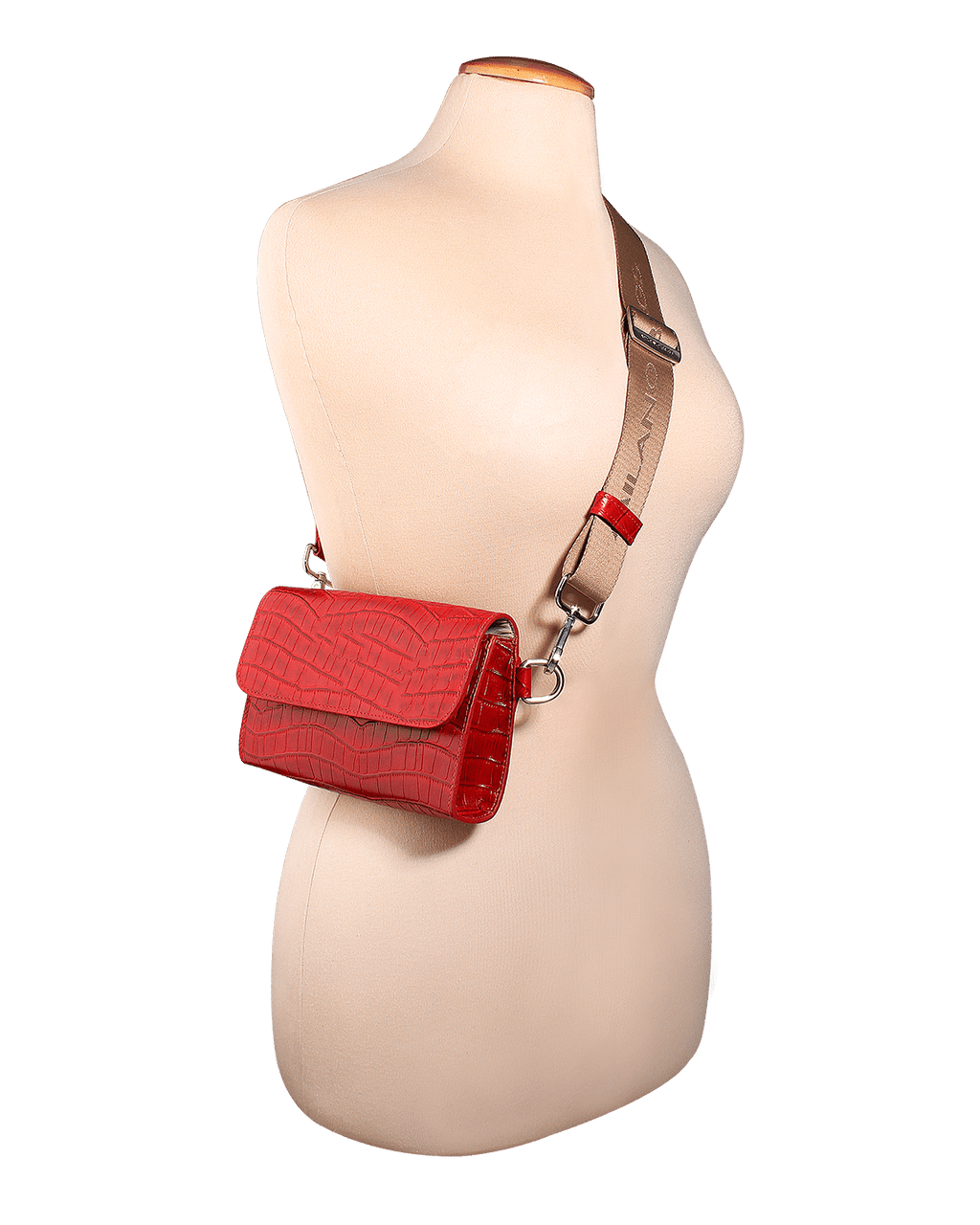 Fanny Pack DPC-0028 Rojo Croco