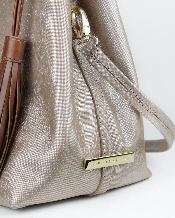 Cartera Tote Bag DS-2582 Toffe Plata