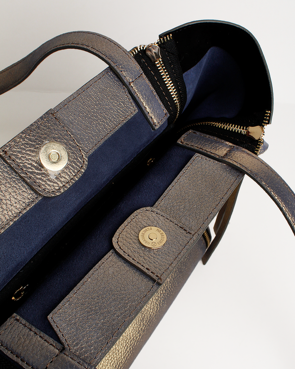 Cartera Tote Bag DS-2584 Oro Metalizado