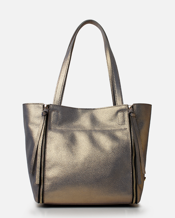 Cartera Tote Bag DS-2584 Oro Metalizado