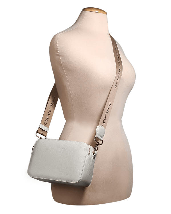 Cartera Crossbody DS- 3223 Blanco Humo
