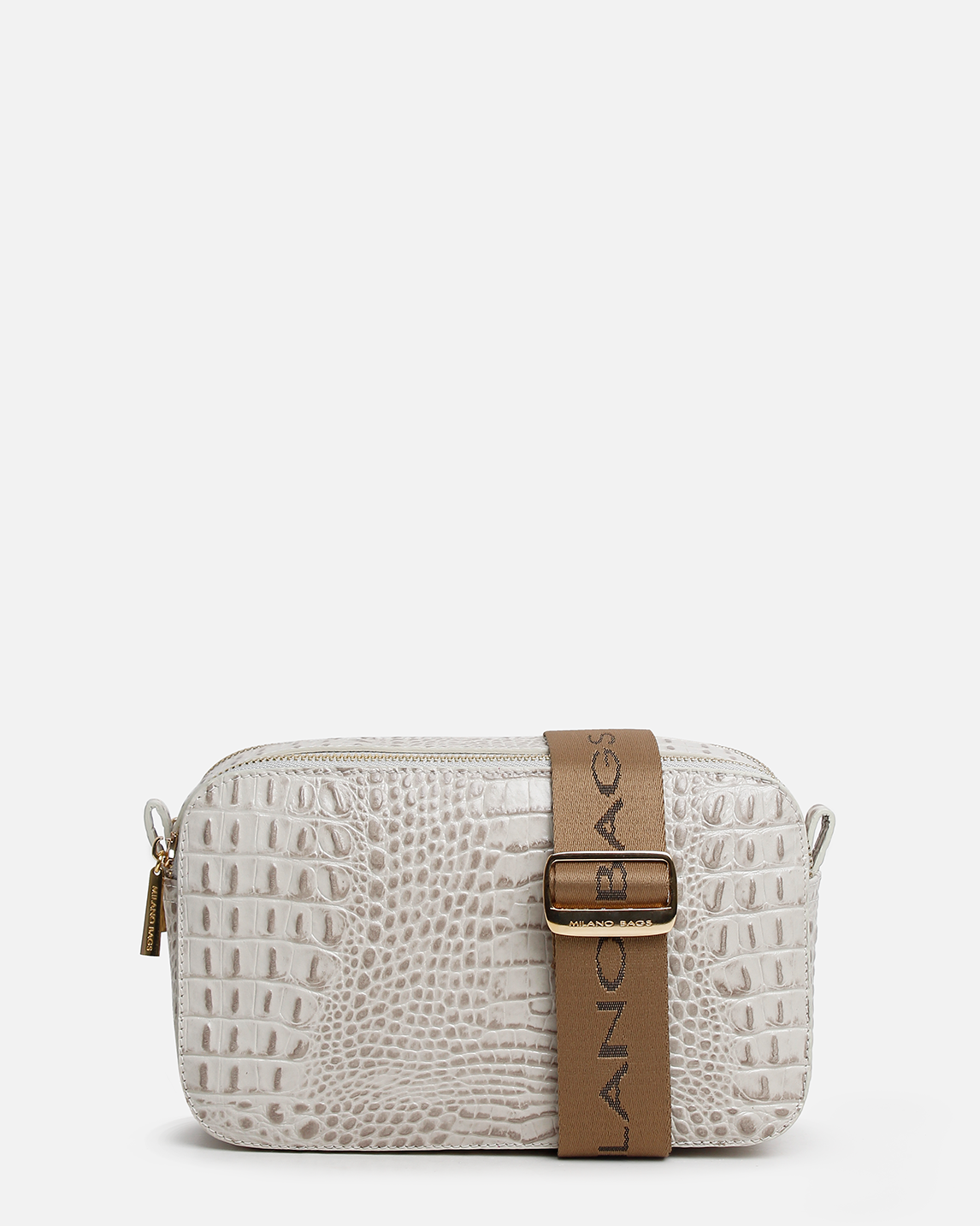 Cartera Crossbody DS-3223 Blanco Yacare