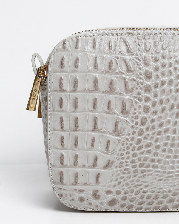 Cartera Crossbody DS-3223 Blanco Yacare