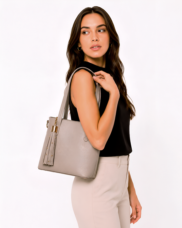 Cartera Satchel DS-3430 Gris