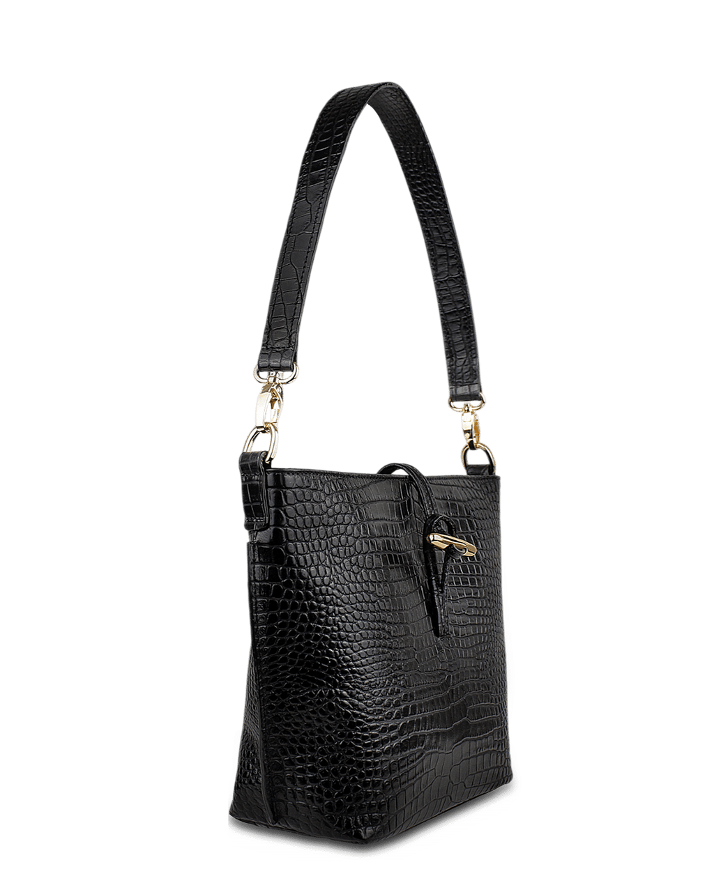 Cartera Shoulder Bag-3584 Negro Croco