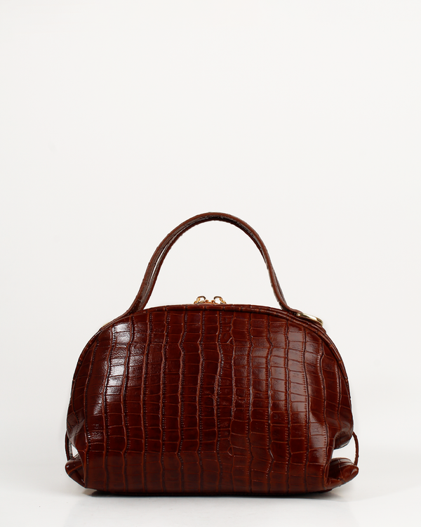 Cartera Satchel DS-3592 Natural Croco