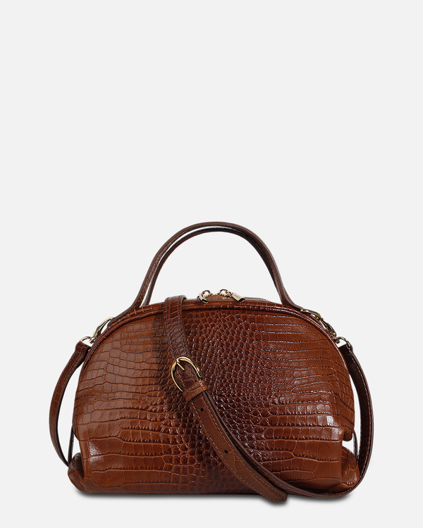 Cartera Satchel DS-3592 Natural Croco