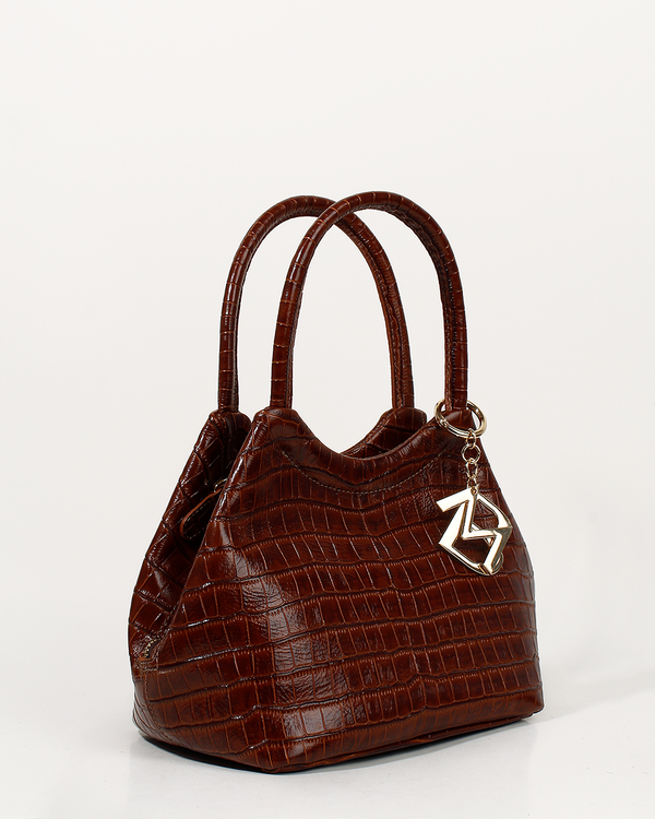 Cartera Crossbody DS-3606 Natural Croco