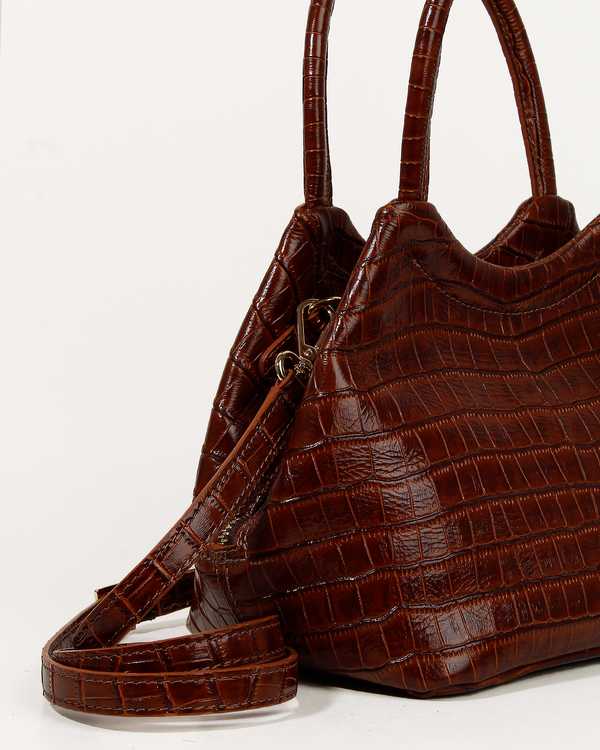 Cartera Crossbody DS-3606 Natural Croco