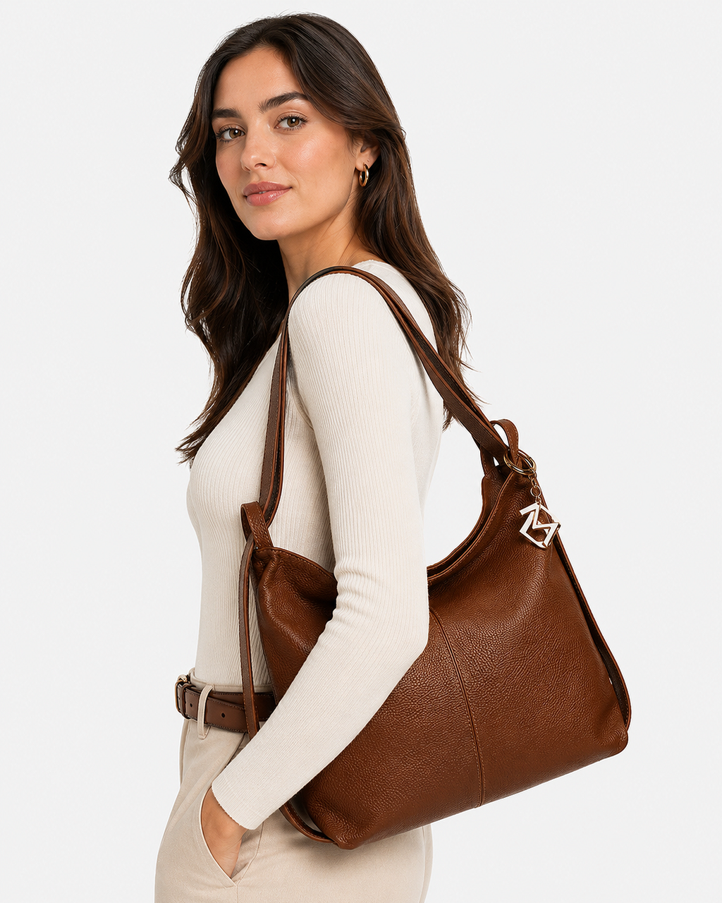 Cartera Shoulder Bag DS-3627 Natural