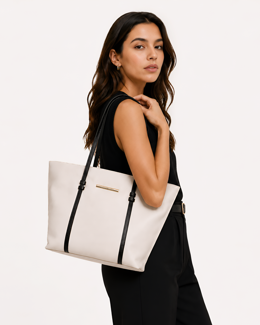 Cartera Tote Bag DS-3677 Blanco