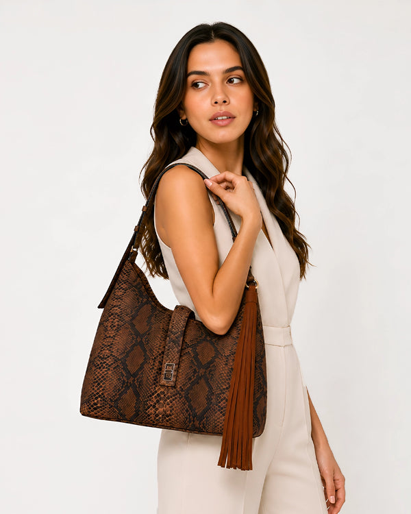Cartera Shoulder Bag DS-3695 Natural