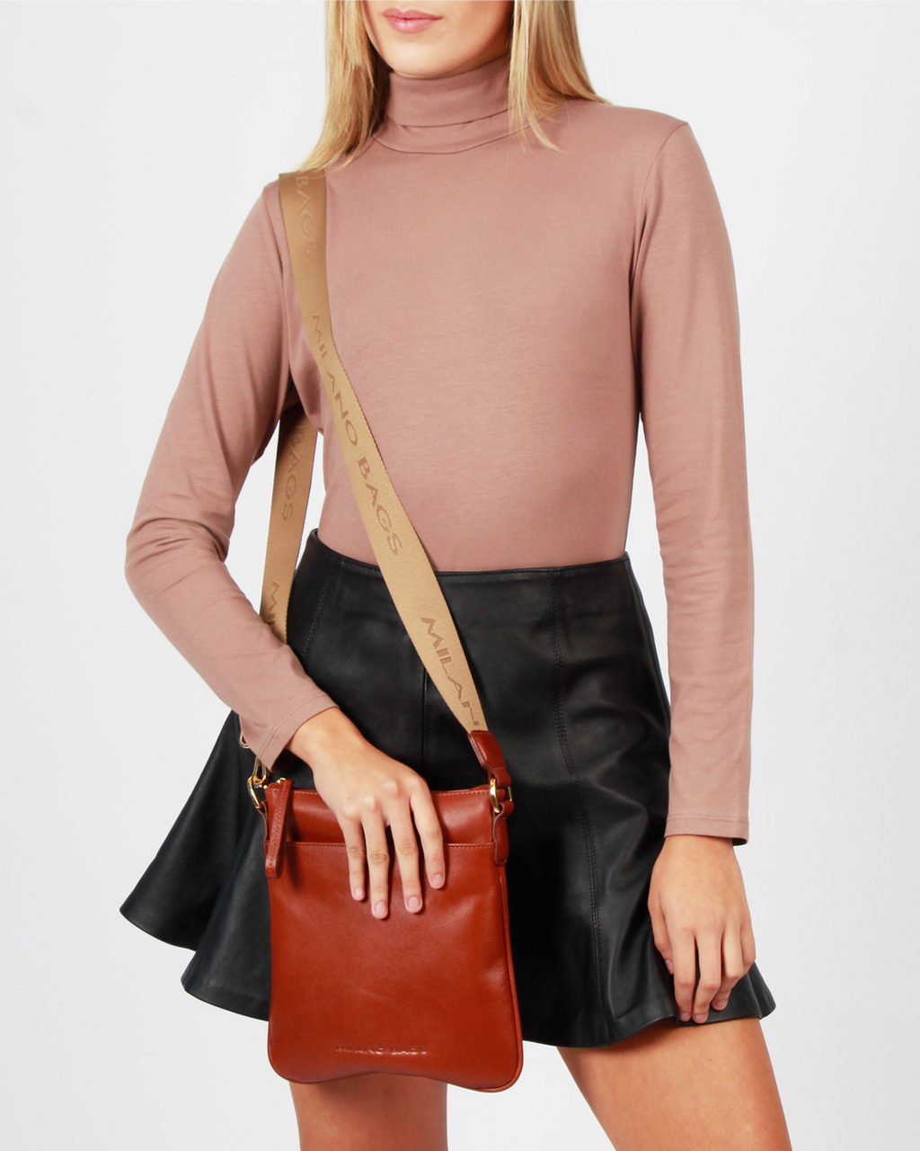 Cartera Crossbody DS-2629 Natural
