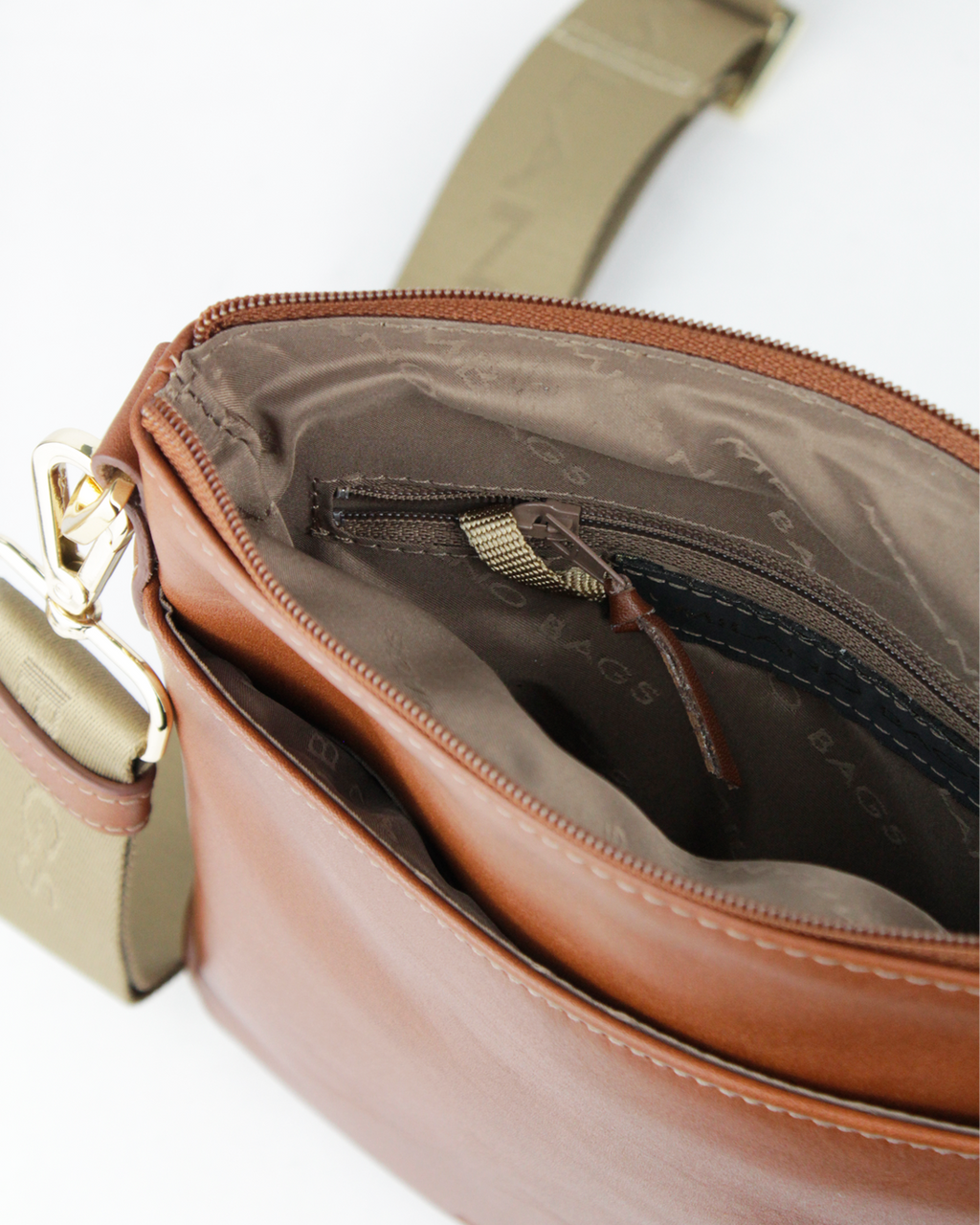 Cartera Crossbody DS-2629 Natural