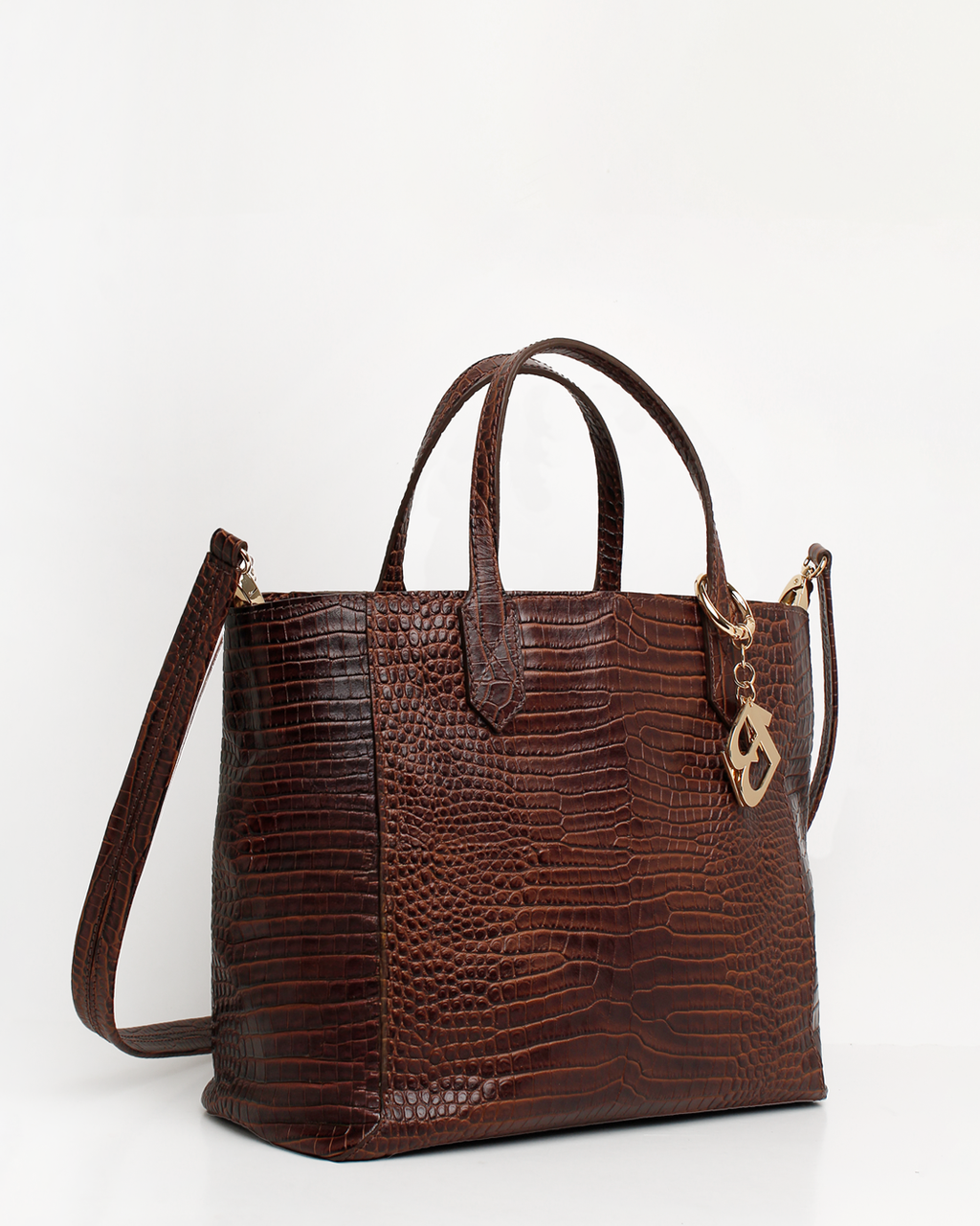 Cartera Satchel DS-3039 Marrón