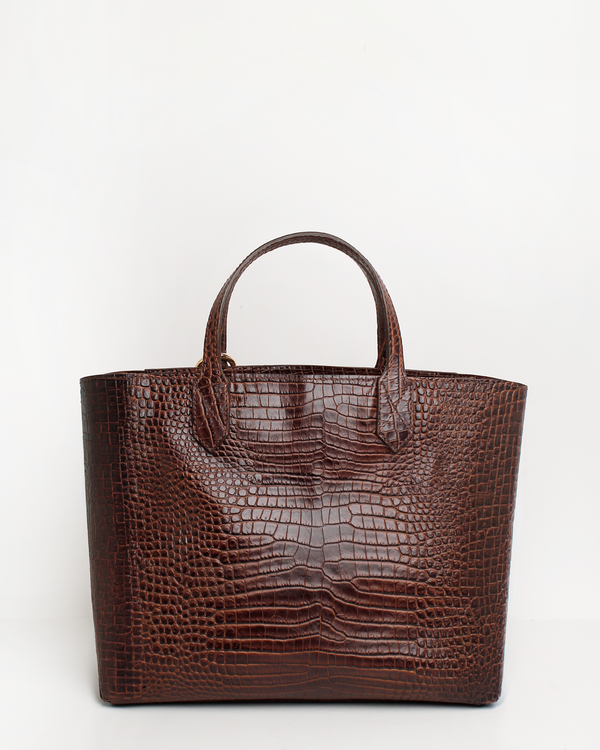 Cartera Satchel DS-3039 Marrón