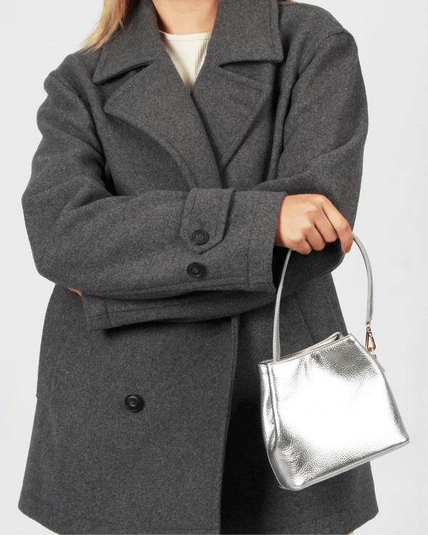 Cartera Clutch DS-3512 Plata