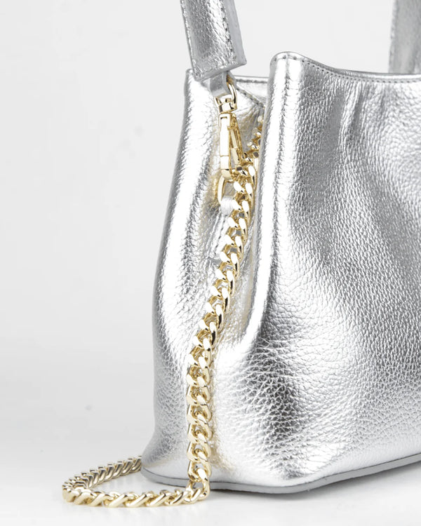 Cartera Clutch DS-3512 Plata
