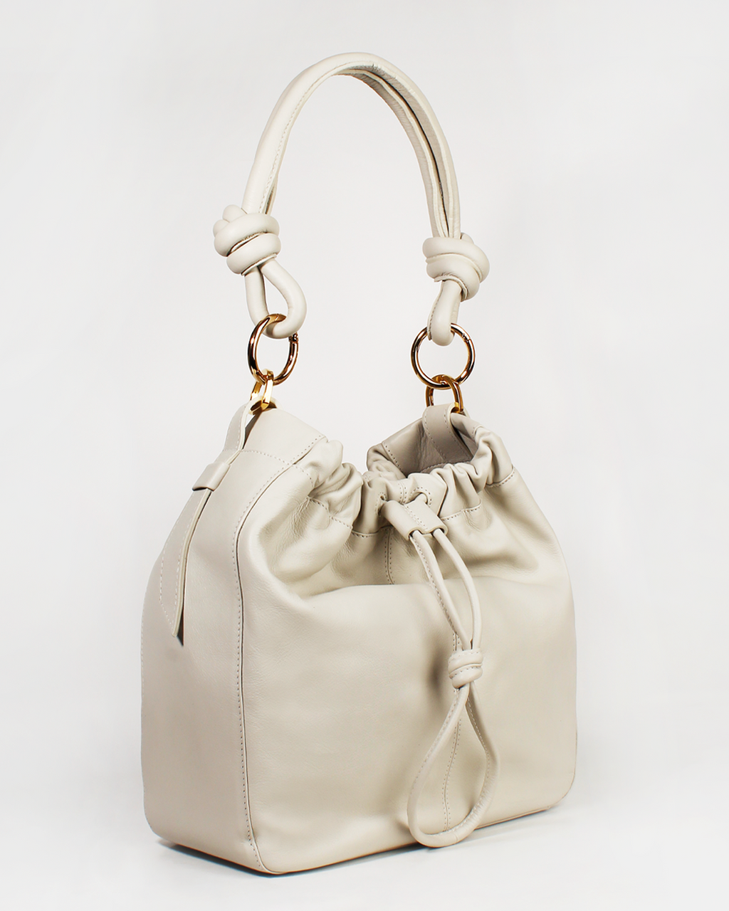 Cartera Hobo Bags DS-3539 Blanco Humo