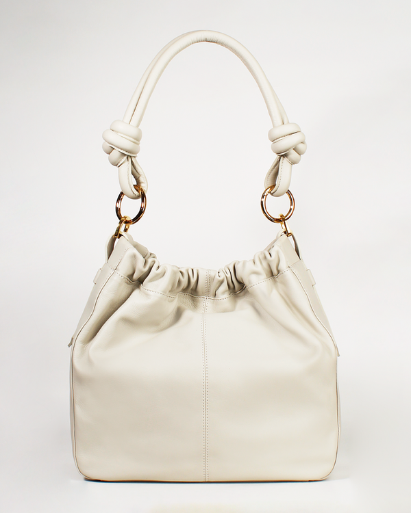 Cartera Hobo Bags DS-3539 Blanco Humo